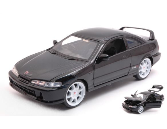 JADA TOYS JADA30930BK HONDA INTEGRA TYPE-R JAPAN SPEC BLACK 1:24 Modellino