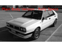Ixo model MDCS026 LANCIA DELTA HF INTEGRALE 16V WHITE 1989  PLAIN BODY VERSION 1:43 Modellino