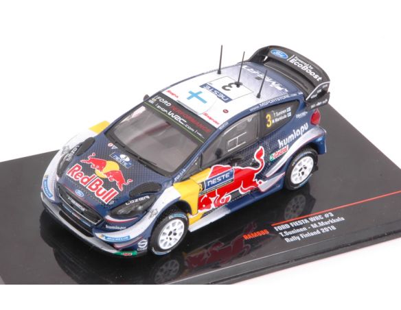 Ixo model RAM686 FORD FIESTA WRC N.3 8th WM RALLY FINLANDIA 2018 SUNINEN-MARKKULA 1:43 Modellino