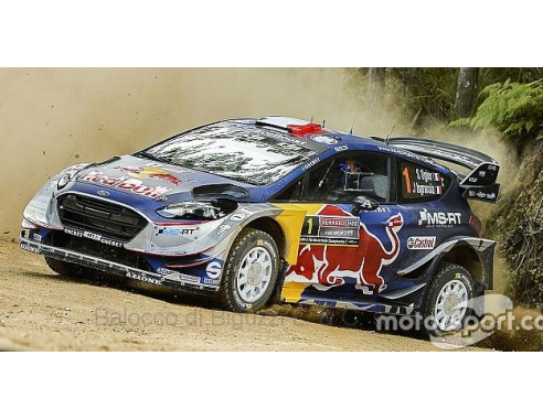Ixo model RAM690 FORD FIESTA WRC N.1 5th RALLY AUSTRALIA 2018 OGIER-INGRASSIA 1:43 Modellino