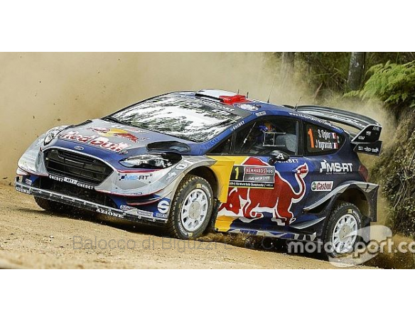 Ixo model RAM690 FORD FIESTA WRC N.1 5th RALLY AUSTRALIA 2018 OGIER-INGRASSIA 1:43 Modellino
