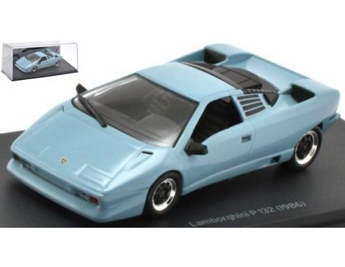 EDITORIA JT65 LAMBORGHINI P 132 1986 LIGHT BLUE 1:43 Modellino