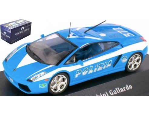 Hot Wheels KW19 LAMBORGHINI GALLARDO POLIZIA 2004 1:43 Modellino
