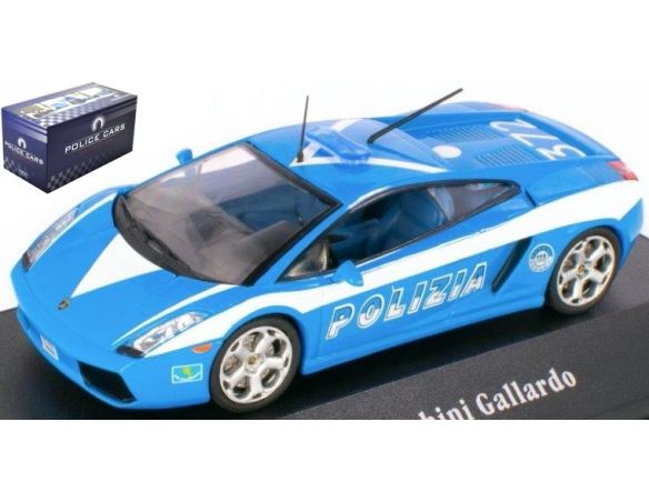 Hot Wheels KW19 LAMBORGHINI GALLARDO POLIZIA 2004 1:43 Modellino