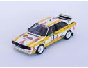 Trofeu TFRRAL91 AUDI QUATTRO N.16 5th RALLY OF PORTUGAL 1985 GRISSMANN-PATTERMANN 1:43 Modellino