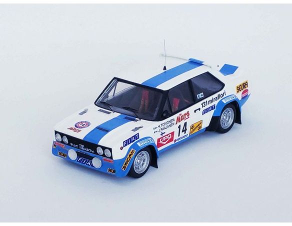 Trofeu TFRRFI06 FIAT 131 ABARTH N.14 1000 LAKES RALLY 1979 TOIVONEN-PAAJANEN 1:43 Modellino