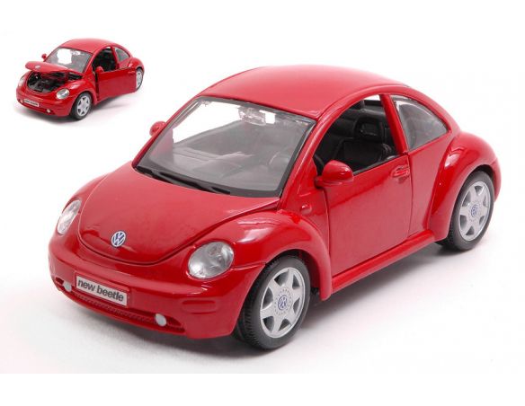Maisto MI31975R VW NEW BEETLE RED 1:24 Modellino