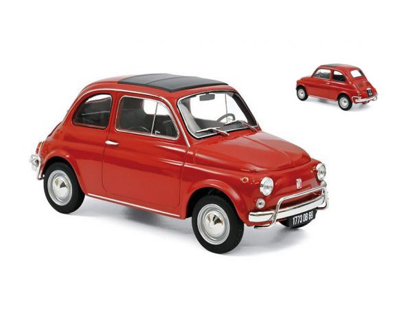 Norev NV187771 FIAT 500 L 1968 CORALLO RED 1:18 Modellino