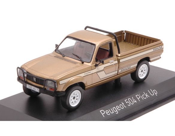 Norev NV475457 PEUGEOT 504 PICK UP 4x4 DANGEL 1985 BEIGE METALLIC 1:43 Modellino