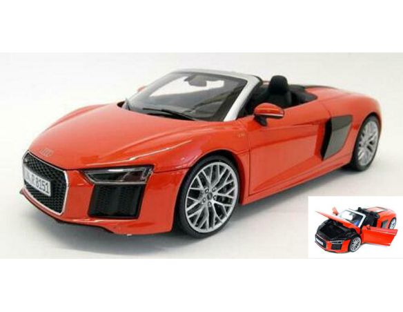 Norev NV5011618552 AUDI R8 SPYDER V10 DYNAMITE RED 1:18 Modellino