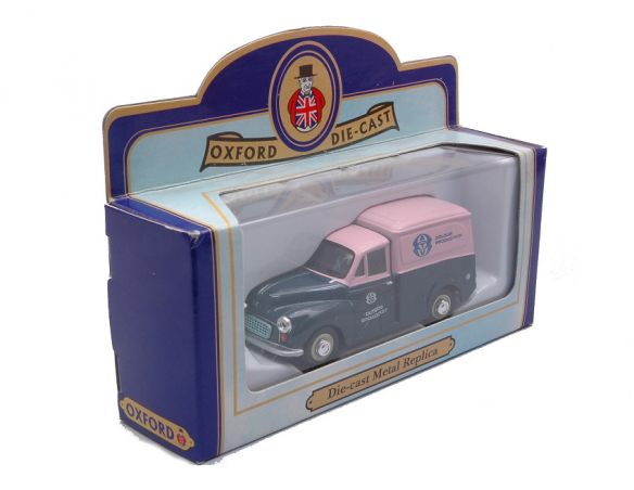 Oxford OXFMM022 MORRIS MINOR ATV PINK COLOUR PRODUCTION 1:43 Modellino