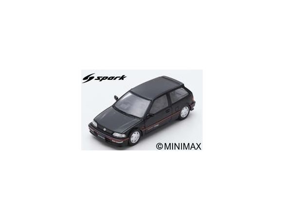 Spark Model S5452 HONDA CIVIC EF9 SiR 1990 BLACK 1:43 Modellino