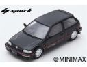 Spark Model S5452 HONDA CIVIC EF9 SiR 1990 BLACK 1:43 Modellino