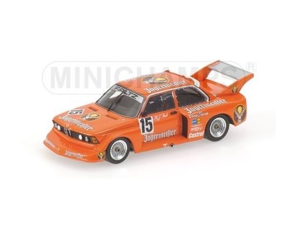 Minichamps PM400772315 BMW 320 I N.15 JEAGERMEISTER DRM 1977 1:43 Modellino
