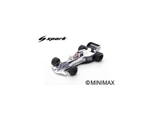 Spark Model S7110 BRABHAM BT52 NELSON PIQUET 1983 N.5 2nd MONACO GP 1:43 Modellino