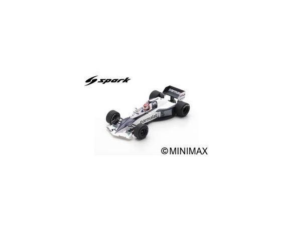 Spark Model S7110 BRABHAM BT52 NELSON PIQUET 1983 N.5 2nd MONACO GP 1:43 Modellino