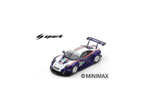 Spark Model S87142 PORSCHE 911 RSR N.91 2nd LM 2018 R.LIETZ-G.BRUNI-F.MACOWIECKI 1:87 Modellino