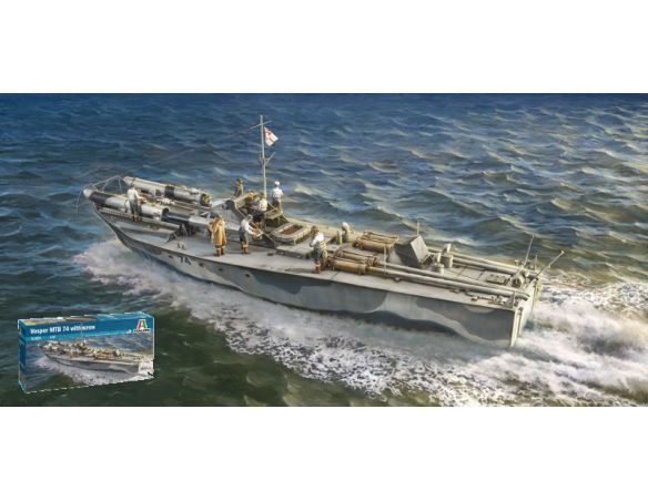 Italeri IT5624 VOSPER 74 WITH CREW KIT 1:35 Modellino