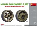 Miniart MIN35220 M3/M4 ROADWHEELS SET KIT 1:35 Modellino