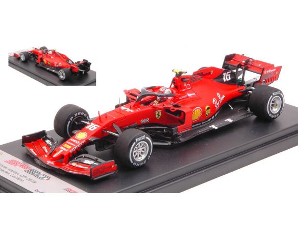 Looksmart LSF1024 FERRARI SF90 CHARLES LECLERC 2019 N.16 WINNER ITALIAN GP 1:43 Modellino