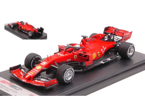 Looksmart LSF1025 FERRARI SF90 SEBASTIAN VETTEL 2019 N.5 WINNER SINGAPORE GP 1:43 Modellino