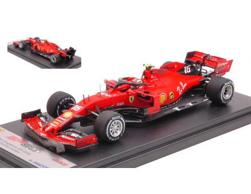 Looksmart LSF1026 FERRARI SF90 CHARLES LECLERC 2019 N.16 2nd SINGAPORE GP 1:43 Modellino