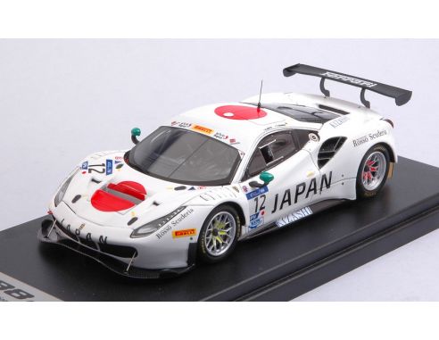 Looksmart LSRC066 FERRARI 488 GT3 N.12 FIA GT NATIONS CUP BAHRAIN 2018 SETO-KONDO 1:43 Modellino
