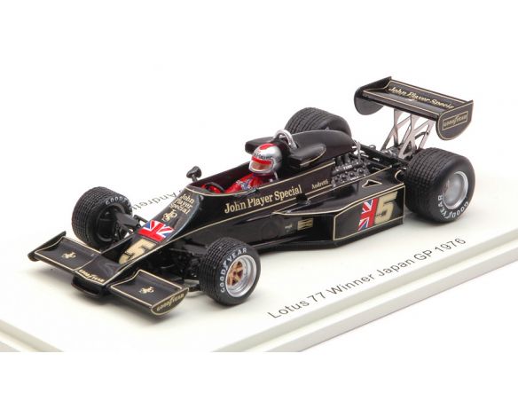 Spark Model S7133 LOTUS 77 MARIO ANDRETTI 1976 N.5 WINNER JAPANESE GP 1:43 Modellino