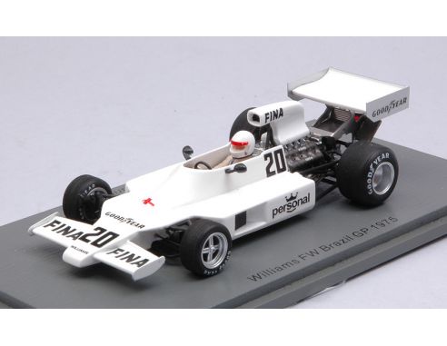 Spark Model S7485 WILLIAMS FW ARTURO MERZARIO 1975 N.20 BRAZILIAN GP 1:43 Modellino