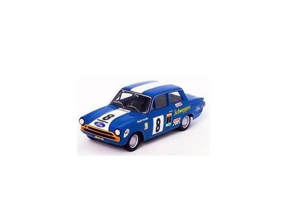 Trofeu TFRRAC19 FORD LOTUS CORTINA N.8 1st MONTES CLAROS 1969 FRANCISCO SANTOS 1:43 Modellino