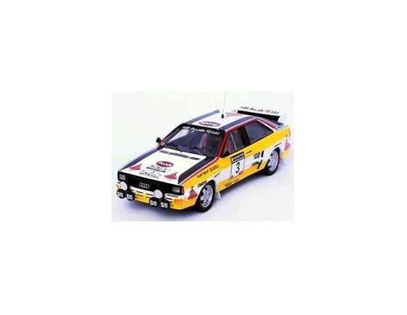 Trofeu TFRRNZ04 AUDI QUATTRO N.3 1st RALLY NEW ZEALAND 1984 STIG BLOMQVIST-CEDERBER 1:43 Modellino