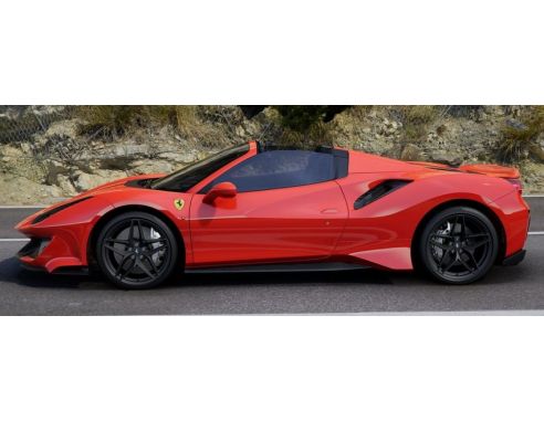 Looksmart LS496HTD FERRARI 488 PISTA SPIDER HARD TOP ROSSO SCUDERIA/NERO DAYTONA 1:43 Modellino