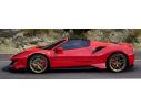 Looksmart LS496HTE FERRARI 488 PISTA SPIDER HARD TOP ROSSO F1 2007/GOLD 1:43 Modellino