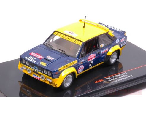 Ixo model RAC266 FIAT 131 ABARTH 5 RALLY SANREMO 1977 1:43 Modellino