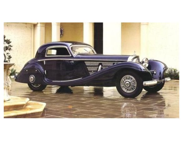 Matrix MX41302-172 MERCEDES 540K W29 SPECIAL COUPE 1936 BLUE 1:43 Modellino