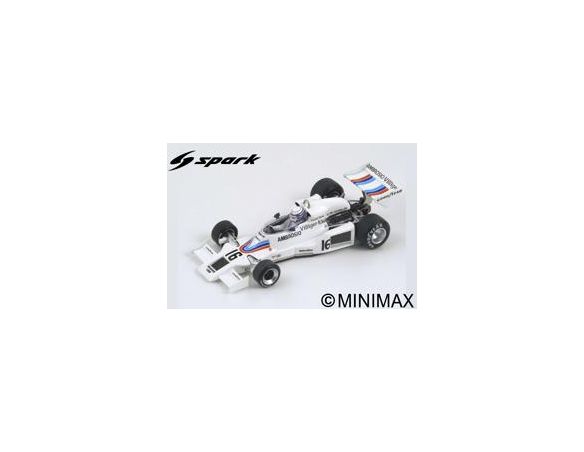 Spark Model S1691 SHADOW DN8 RICCARDO PATRESE 1977 N.16 JAPANESE GP 1:43 Modellino