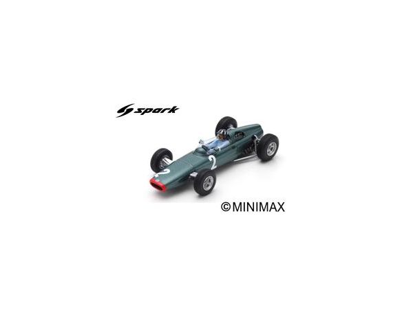Spark Model S5279 BRM P61 GRAHAM HILL 1963 N.2 3rd FRENCH GP 1:43 Modellino
