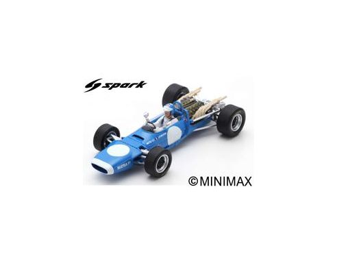 Spark Model S7184 MATRA MS11 PRESENTATION 1968 JEAN PIERRE BELTOISE 1:43 Modellino