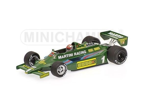 Minichamps PM400790101 LOTUS FORD 79 MARTINI M.ANDRETTI 1979 1:43 Modellino