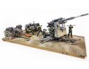 FORCES OF VALOR FOR801008A DIV.SET GERMAN 8.8 cm FLUGABWEHRKANONE 36/37 GUN 1:32 Modellino