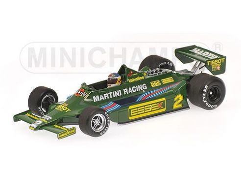 Minichamps PM400790102 LOTUS FORD 79 MARTINI C.REUTEMAN 1979 ITALY GP 1:43 Modellino