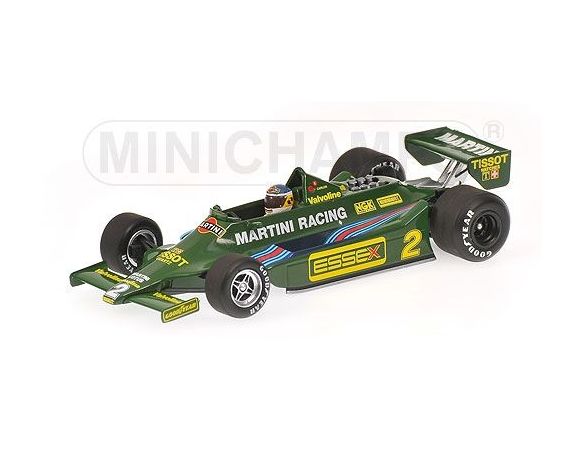 Minichamps PM400790102 LOTUS FORD 79 MARTINI C.REUTEMAN 1979 ITALY GP 1:43 Modellino
