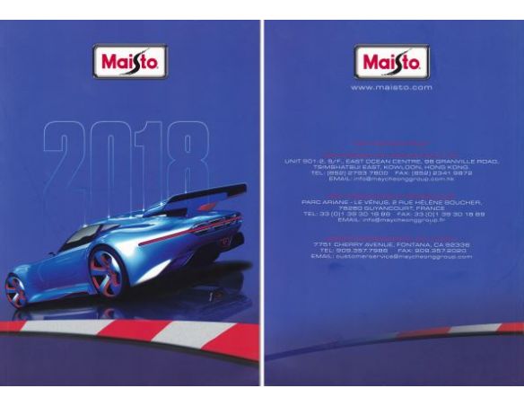 MAISTO MICAT2018 CATALOGO MAISTO 2018 PAG.100 Modellino