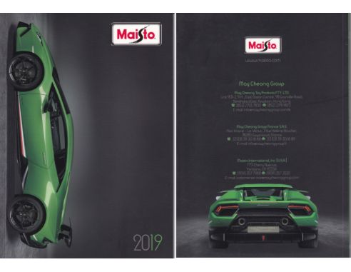 MAISTO MICAT2019 CATALOGO MAISTO 2019 PAG.95 Modellino