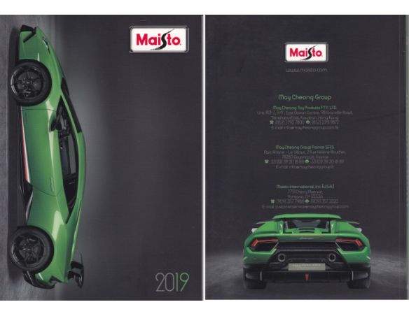 MAISTO MICAT2019 CATALOGO MAISTO 2019 PAG.95 Modellino