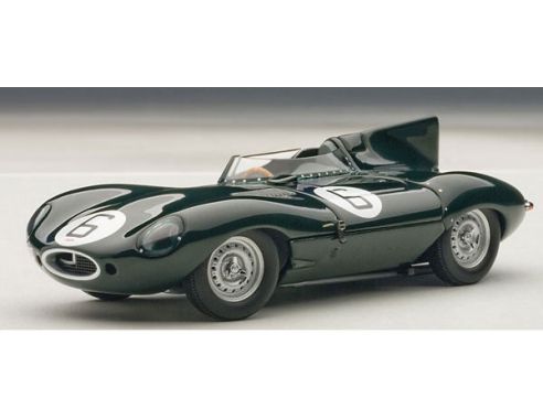 AUTOART AA65586 JAGUAR D-TYPE N.6 WINNER LE MANS 1955 HAWTHORN-BUEB 1:43 Modellino