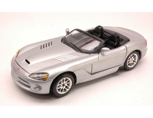 BBURAGO BU22058 DODGE VIPER SRT/10 SILVER 1:24 Modellino