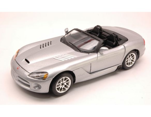 BBURAGO BU22058 DODGE VIPER SRT/10 SILVER 1:24 Modellino