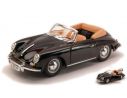 BBURAGO BU22078 PORSCHE 356 B CABRIOLET 1961 BLACK 1:24 Modellino