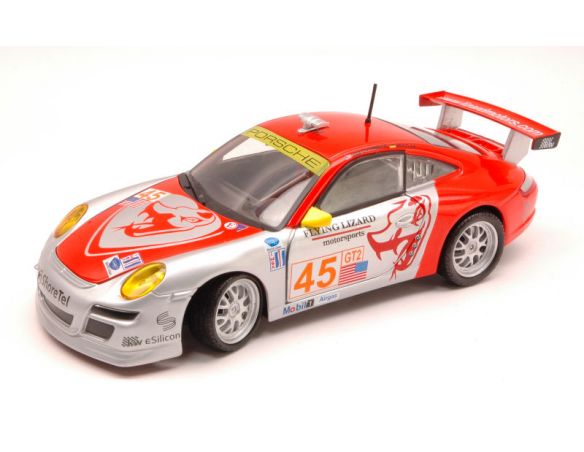 BBURAGO BU28002 PORSCHE 911 GT3 RSR N.45 1MSA 2007 VAN OVERBEEK-HEHZLER 1:24 Modellino